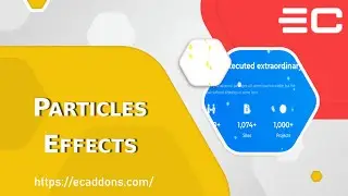 Interactive Background in Elementor using Particles Effects(Particles JS) EC Addons For Elementor