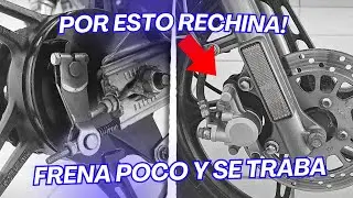 Aprende a hacer Ajuste Completo Frenos!  Fácil ✅️ Cualquier Moto! Paso a Paso