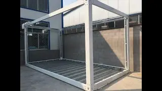 20ft prefab flat pack mobile modular iso shipping container frames