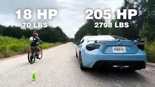 60 MPH Homemade Ebike DRAG RACES 2019 BRZ Series Grey