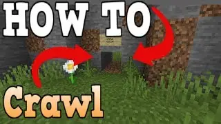 How To Crawl In Minecraft Bedrock Edition (XBOX ONE/PE)