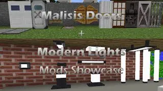 Modern Lights + Malisis Doors - MC (1.12.2) Mod Showcase