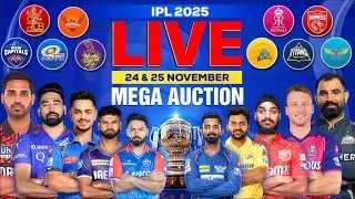 🔴 LIVE: Tata IPL Player Auction 2025 | IPL 2025 Auction Updates | IPL Mega Auction Live