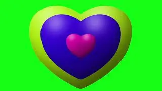 Big Size Love Effects - Heart Effects || Green Screen Background Video