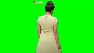 Beautiful girl green screen video | Green Screen Video | AK 2.0