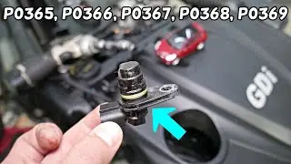 HYUNDAI TUCSON CODE P0365 P0366 P0367 P0368 P0369 CAMSHAFT POSITION SENSOR ENGINE LIGHT ON