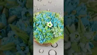 Корзинка подснежников из зефира! Вышло новое видео на моем канале!