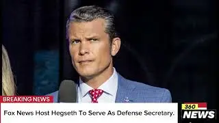 Fox News Host Pete Hegseth To Serve As Defense Secretary #foxnews #petehegseth #donaldtrump