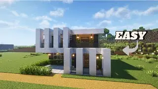 Minecarft best and easy modern house #minecraft#house#shorts