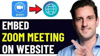 HOW TO EMBED ZOOM MEETING ON YOUR WEBSITE 2024! (FULL GUIDE)