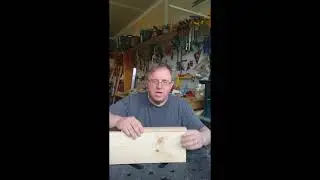 How to clamp a vertical piece of wood.  