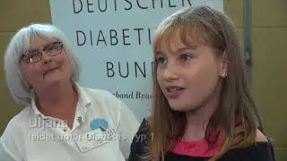 Diabetiker auf den Schülergesundheitstagen 2018 in Potsdam