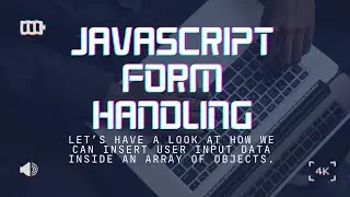 Insert User DATA into JavaScript Array of Objects?