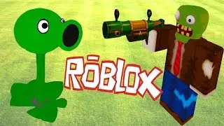 PLANTS AGAINST THE ZOMBIE IN Roblox
