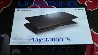 Unboxing - Playstation 5: Slim Black Face Plates & Showcasing