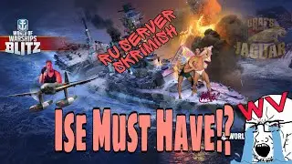 Ise in Skrimish RU server World of Warships Blitz. Исе в стенках реальна!? 