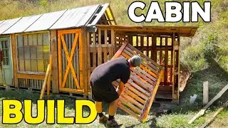 Building a Cabin from Pallet Wood #8