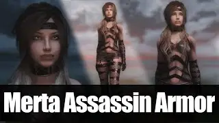 Skyrim Mods - Merta Assassin Armor UNP - CBBE [4k/HD]