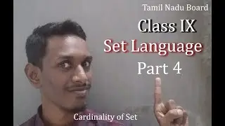Cardinality of a set