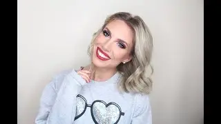 RED GLAM MAKEUP LOOK | JAMES CHARLES PALETTE
