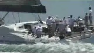 Speedboat Sailing in Light air