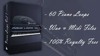 Piano Loops Vol.1 - 60 Royalty Free Piano Loops! by Jurrivh