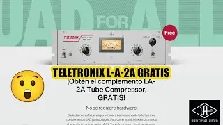 😱Teletronix LA 2 A Gratis plugin de UNIVERSAL AUDIO  FREE VST