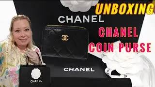 CHANEL ZIPPED COIN PURSE - LUXURY SLG - UNBOXING!