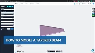 How to Model a Tapered Beam