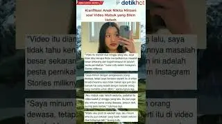 Lolly Anak Nikita Mirzani Mabuk 