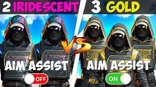 Can 2 IRIDESCENT Players Beat 3 GOLD Players With NO Aim Assist?