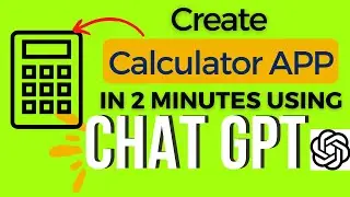 Create Calculator app in 2 minutes using ChatGPT | build calculator using ChatGPT #chatgpt 3openai