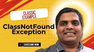 ClassNotFoundException Exception in Java |Exception Handling