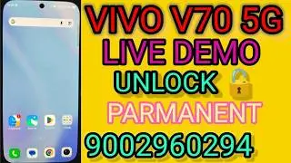 VIVO V70 5G DEMO UNLOCK PROCESS | VIVO V70 5G DEMO UNLOCK CODE | V70 5G GSM SURAJIT SOFTWARE