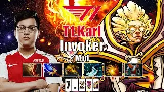 Invoker Mid | T1.Karl | ESL ONE SUMMER CHAMPION INVO MID | 7.29d Gameplay Highlights
