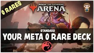 BUDGET 0 RARE MONO RED AGGRO - META into BUDGET -  MTG Budget Standard (MTG Arena)