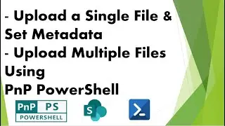 PnP PowerShell - Upload Files with metadata to SPO document library