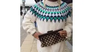 Little Sister vintage has an oversized Icelandic jumper for sale