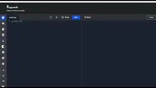 Hello World program in python