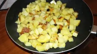 #125. КАК БЫСТРО ПОЖАРИТЬ КАРТОШКУ. Вкусный ужин за 15 минут.