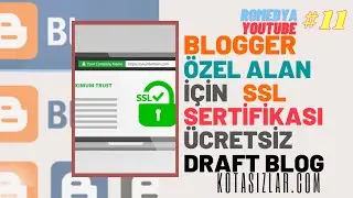 Blogger Ücretsiz Alan Adı İçin SSL Sertifikası 2021 #11
