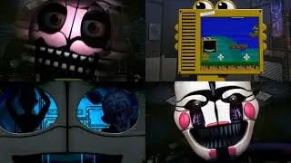 FNaF ALL Custom Secrets COMPILATION 2016 | FNaF SL | WayTwo