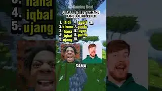 Jika aku sebut namamu kamu keren!! #minecraft #shorts