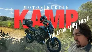 Gölcük Yaylasında Motosiklet Kampı | Dominar 400'le Kampa Gİttik | Simav Gölcük