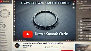 Master the circle tool in sketch up
