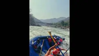 New Boat Flip Viral Rafting Video Rishikesh 😱 #shorts
