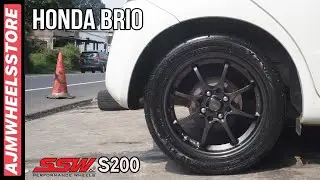 MODIFIKASI HONDA BRIO VELG SSW S200 / AJMWHEELSSTORE