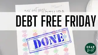 Debt Free Friday | GOAL COMPLETE!!!! Maxing out a Roth IRA, investing goals for 2024