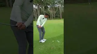 Release 1 chip and run practice! Can you guess the club? #golfpractice