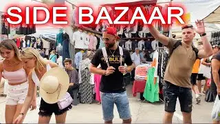SiDE BAZAAR. Side Samstag markt stadt. Türkei 2025 
